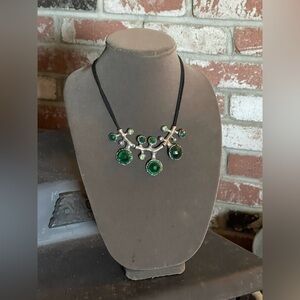 Green costume necklace St Patrick day